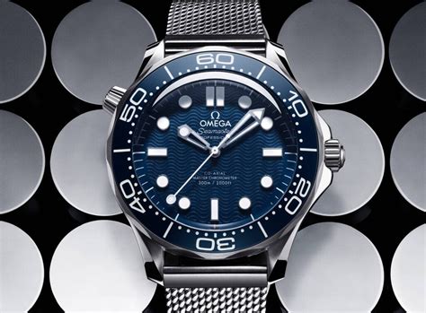 omega seamaster james bond 007 blue gmt